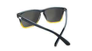 Glossy Black and Amber Ice / Gold Fast Lanes