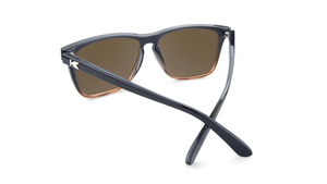Glossy Black and Blonde Tortoise Fade / Amber Fast Lanes