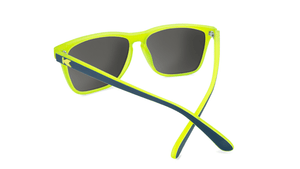 Matte Navy and Neon Yellow Geode / Yellow Fast Lanes